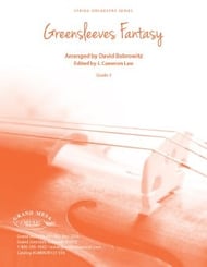 Greensleeves Fantasy Orchestra sheet music cover Thumbnail